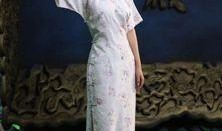 吃瓜盟主旗袍图片,吃瓜盟主演绎古典韵味